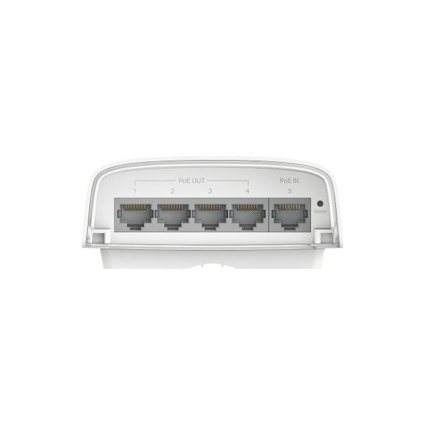 Comprar TP-LINK TPLINK-144 Switch Omada inteligente 5 puertos Gigabit, 1 PoE++ In y 4 PoE+ Out para exterior SG2005P-PD