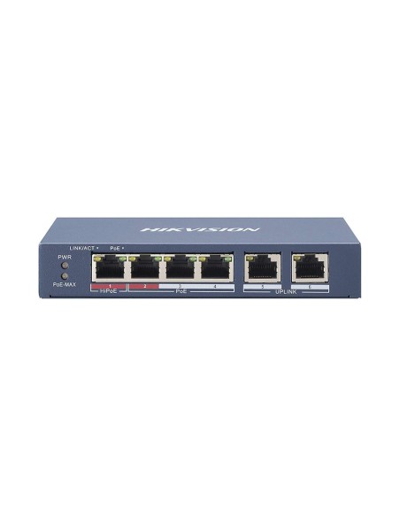 Acheter HIKVISION TRANSMISION AND DISPLAY HIK-T&D-51 Switch POE 4 ports 100 Mbps Hikvision