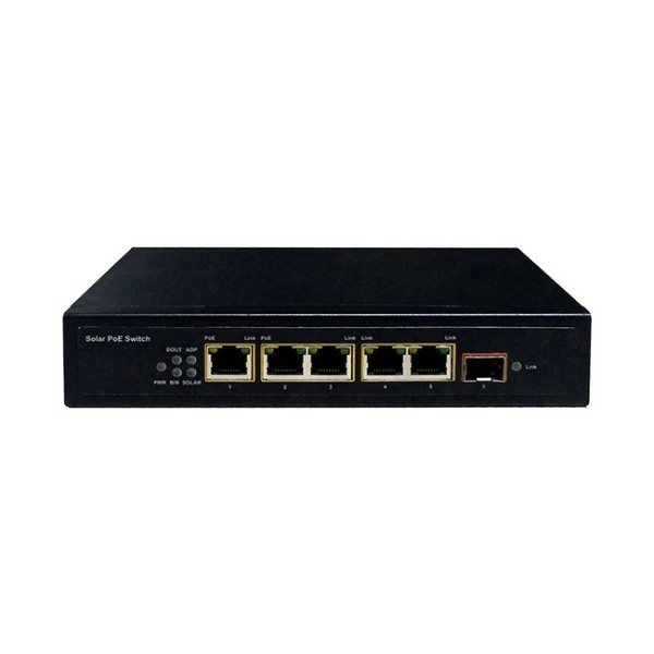 Folksage Folksafe-25 FS-1005GP-SG Switch Poe Gigabit completo 5ge + 1SFP