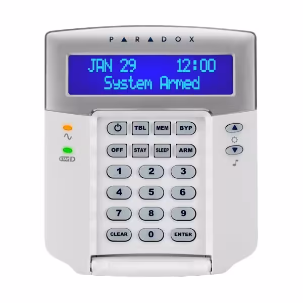 Acheter PARADOX PARADOX-120 Clavier LCD Paradox K32LCD+ filaire à 32 caractères - Anglais