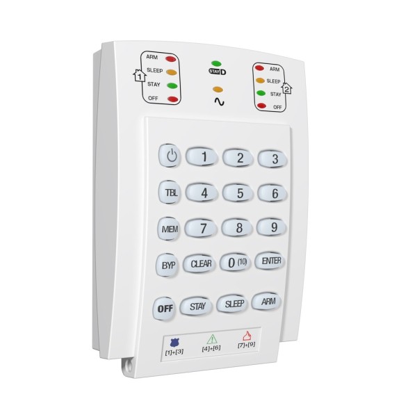 Comprar PARADOX PARADOX-124 Teclado LEDS Paradox cableado de 10 zonas K10V K10V