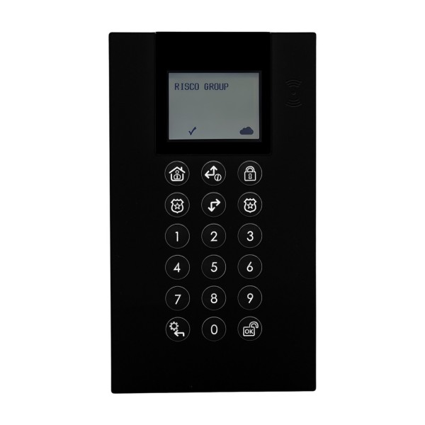 Acheter RISCO RISCO-265 Clavier Panda sans fil bidirectionnel de Grade 2 pour LightSYS+/Air avec lecteur de proximité 13,56 MHz