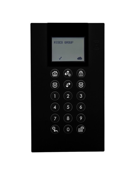 Risco Risco-265 RW432KPP8B2A Bidirecional 2 Teclado de Panda Sem Fio para Luz Luz + / Ar com Proximidade Leitor 13.5