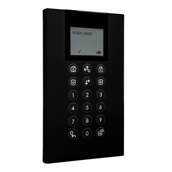 Comprar RISCO RISCO-265 Teclado Panda inalámbrico bidireccional de Grado 2 para LightSYS+/Air con lector de proximidad 13,56MHz 