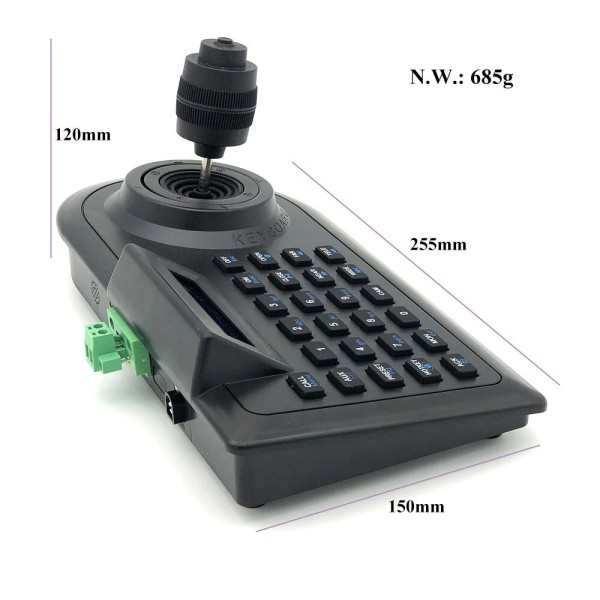 Comprar BYSECUR BYSECUR-216 Teclado para el control de camaras domo motorizadas en 3D BSC02275