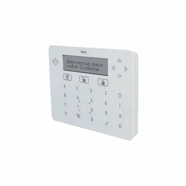 Acheter RISCO RISCO-160 Clavier tactile Elegant avec lecteur de proximité de grade 3, blanc, pour LightSYS+ (n’inclut pas les ta