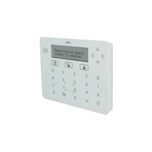 Comprar RISCO RISCO-160 Teclado táctil Elegant con Lector de Proximidad de Grado 3, blanco, para  LightSYS+ (no incluye tags de 