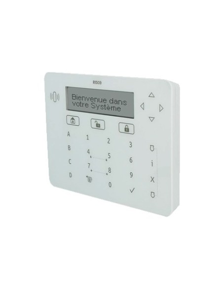 Comprar RISCO RISCO-160 Teclado táctil Elegant con Lector de Proximidad de Grado 3, blanco, para  LightSYS+ (no incluye tags de 