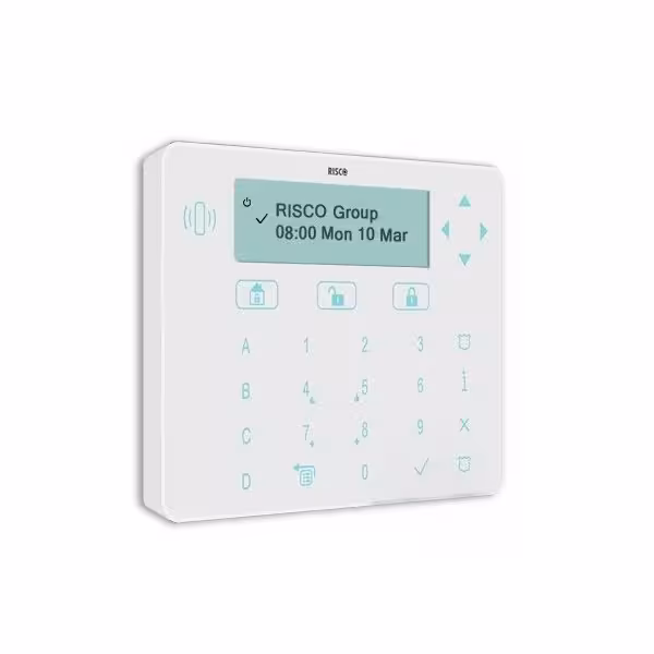 Acheter RISCO RISCO-160 Clavier tactile Elegant avec lecteur de proximité de grade 3, blanc, pour LightSYS+ (n’inclut pas les ta