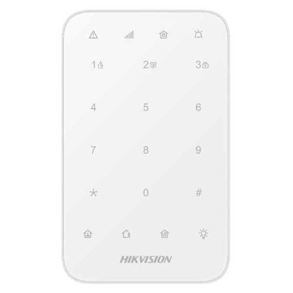 Comprar HIKVISION ALARMS HIK-ALARM-91 Teclado táctil LED inalámbrico para control sistema Hikvision AXPRO compatible 868MHz DS-P