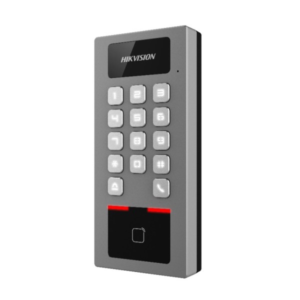 Controle de Acesso à Hikvision Hik-Acc-75 DS-K1T502DBWX Terminal 2Pen1 Autônomo Externo APP do HIK-Connect. Cartão de acesso ao 