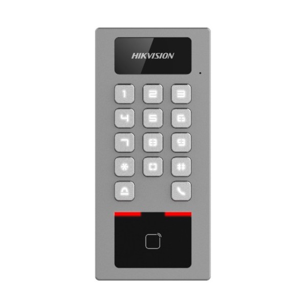Comprar HIKVISION ACCESS CONTROL HIK-ACC-75 Terminal 2en1 Autónomo Exterior APP Hik-Connect. Control Acceso tarjeta/teclado Audi