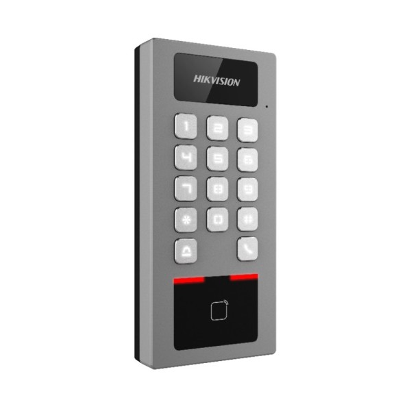 Controle de Acesso à Hikvision Hik-Acc-75 DS-K1T502DBWX Terminal 2Pen1 Autônomo Externo APP do HIK-Connect. Cartão de acesso ao 