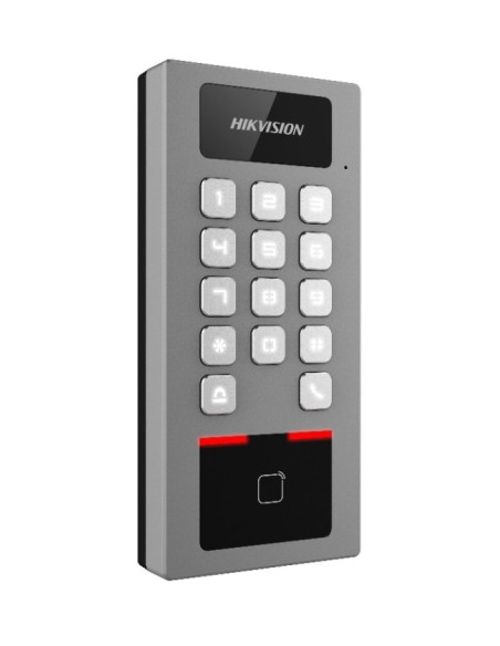 Controle de Acesso à Hikvision Hik-Acc-75 DS-K1T502DBWX Terminal 2Pen1 Autônomo Externo APP do HIK-Connect. Cartão de acesso ao 