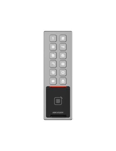 Comprar HIKVISION ACCESS CONTROL HIK-ACC-115 Terminal de control de accesos tarjeta M1 huella digital PIN y bluetooth IP65 IK08 