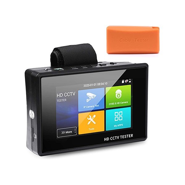 BYSECUR BYSECUR-217 M-IPC-200B 4 "Doll CCTV tester para câmeras IP, HDTVI, HDCVI, AHD, CVBS Poe, Wi-Fi