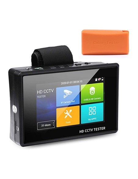 Comprar BYSECUR BYSECUR-217 Tester CCTV de 4" de muñeca para cámaras IP, HDTVI, HDCVI, AHD, CVBS. POE, WiFi M-IPC-200B