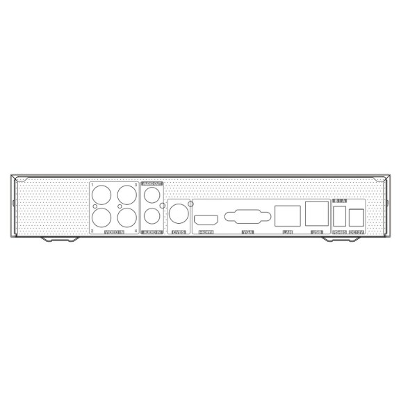 Comprar TVT TVT-315 Videograbador 5en1 DVR 4CH 8MP + 2IP 8MP E/S Audio 1HDD IA TD-2104NS-HP-H