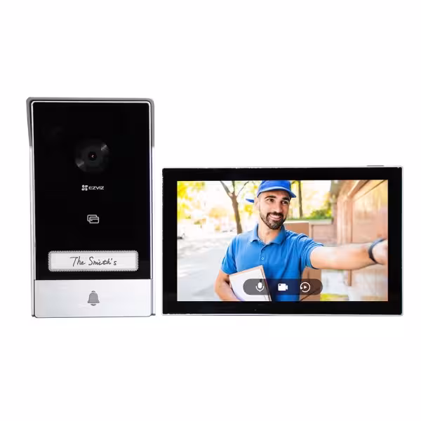 Kaufen Sie EZVIZ EZVIZ-52 intelligentes WLAN-Video-Türsprechanlagen-Set für Zuhause (Monitor), 2-Draht, 2-in-1-Außenkamera. 2K-A