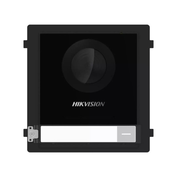 Kaufen HIKVISION INTERCOM HIK-INTERCOM-82 Modularer Zweidraht-Video-Türsprechanlage, 2MP-Fisheye-Kamera, Taste, 2 Relais, IR, Al