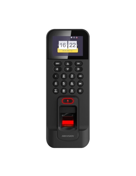 Kaufen HIKVISION DS-K1T804AMF Zutritts- und Zeiterfassungssystem – Fingerabdruck, MF-Karte und PIN – 3.000 Benutzer | 100.000 Ei