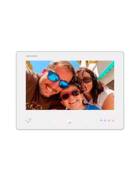 Comprar HIKVISION DS-KH7300EY-WTIE2/WHITE Monitor para videoportero - Pantalla TFT de 7" - Audio bidireccional y BIM | LED 