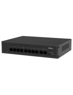 Comprar IMOU SF110P-IMOU Switch PoE para cámaras Imou - Cable LAN - 8puertos PoE 10/100 Mbps + 2 puertos uplink - Alcance de lar