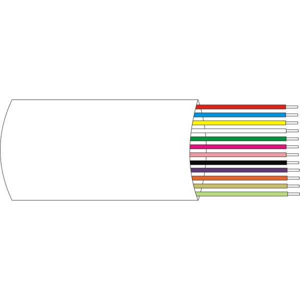 Comprar OEM DEM-121 Cable manguera funda normal de 12 x 0,18 mm² en rollo