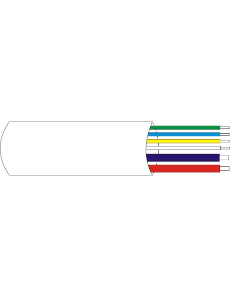 Acheter OEM DEM-122 câble multiconducteur à gaine normale de 2 x 0,75 mm² + 4 x 0,18 mm² en rouleau