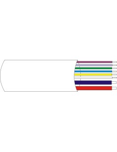 Acquistare OEM DEM-123 cavo multipolare con guaina normale da 2 x 0,60 mm² + 6 x 0,20 mm² in rotolo