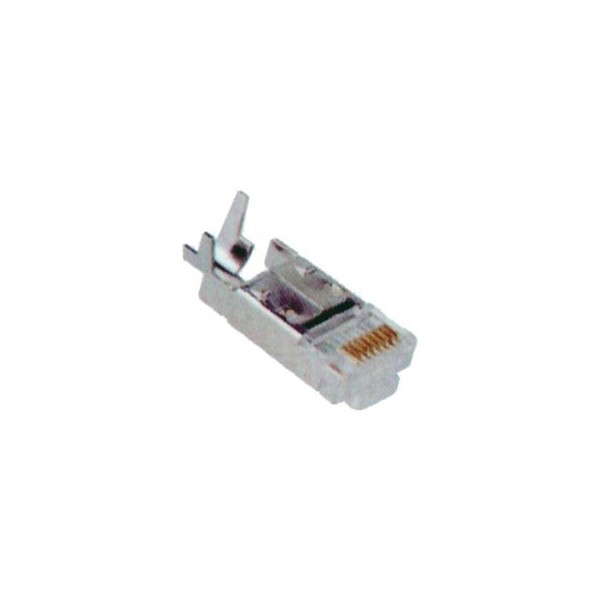 Acheter AIRSPACE SAM-778 Connecteurs RJ45/8 Cat5e blindés à sertir avec clip pour tresse de blindage
