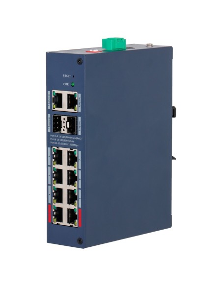Acquistare X-SECURITY XS-SWI1208HIPOE-MGF-110-DIN Switch Managed L2 Hardened X-Security - 12 porte totali (8 PoE / 2 GE / 2 SFP)