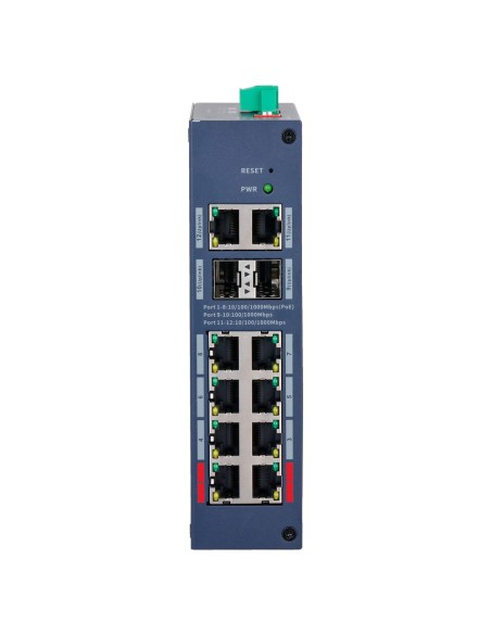 Acquistare X-SECURITY XS-SWI1208HIPOE-MGF-110-DIN Switch Managed L2 Hardened X-Security - 12 porte totali (8 PoE / 2 GE / 2 SFP)