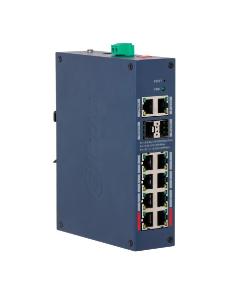 Acquistare X-SECURITY XS-SWI1208HIPOE-MGF-110-DIN Switch Managed L2 Hardened X-Security - 12 porte totali (8 PoE / 2 GE / 2 SFP)
