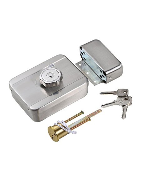Acheter BYSECUR BYSECUR-69 Serrure de sécurité intelligente électromécanique en applique Fail Safe (NC) en acier inoxydable