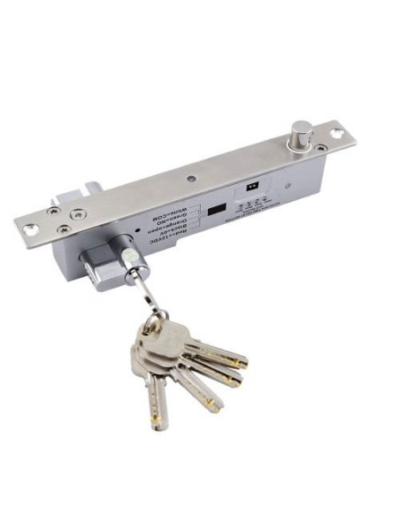 Kaufen BYSECUR BYSECUR-73 elektromagnetisches Türschloss. Mit „Riegel“-Verriegelung und Schließzylinder mit Schlüssel. Haltekraf