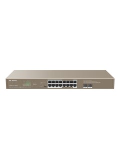 Kaufen IPCOM IPCOM-38 Switch mit 18 Ports, unverwaltet, L2, 16 Gigabit PoE + 2 SFP, rackmontierbar, 1U