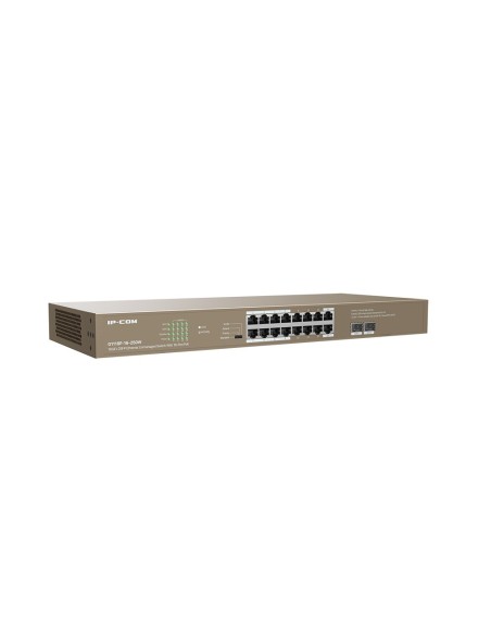 Acheter IPCOM IPCOM-38 Switch 18 ports non géré L2 16 Gigabit PoE + 2SFP montable en rack 1U