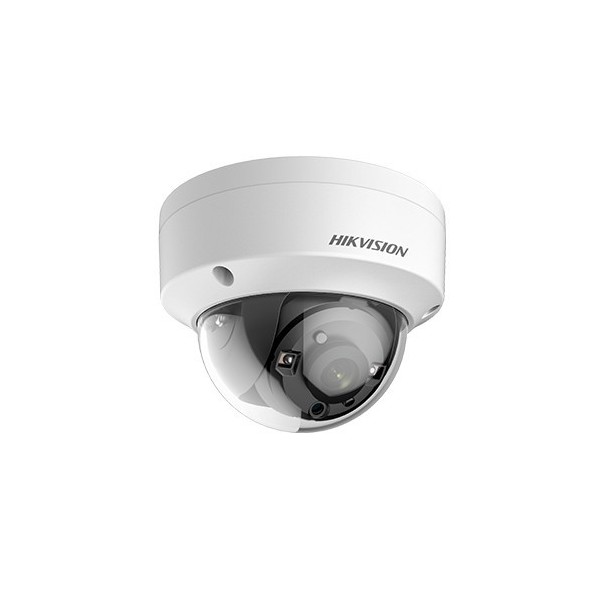 Comprar HIKVISION PRO DS-2CE57H8T-VPITF2.8 HIKPRO. Cámara mini-domo HD-TVI AHD HD-CVI y analógica 5Mpx óptica fija 2.8mm EXIR 30
