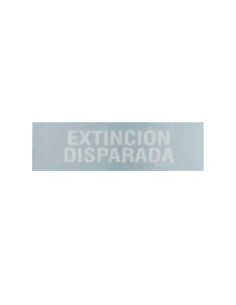 Acheter NOTIFIER NOTIFIER-819 Étiquette de texte PMMA Notifier pour panneau d’extinction éclairé