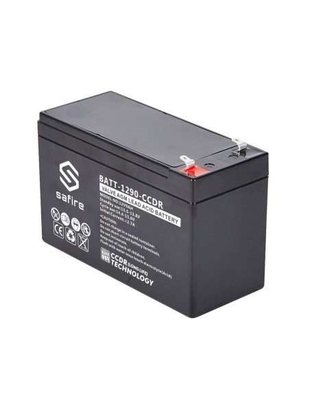 Acheter SAFIRE BATT-1290-CCDR Batterie rechargeable - Technologie plomb-acide AGM - CCDR - Tension 12V - Capacité 9Ah - 100 x 65