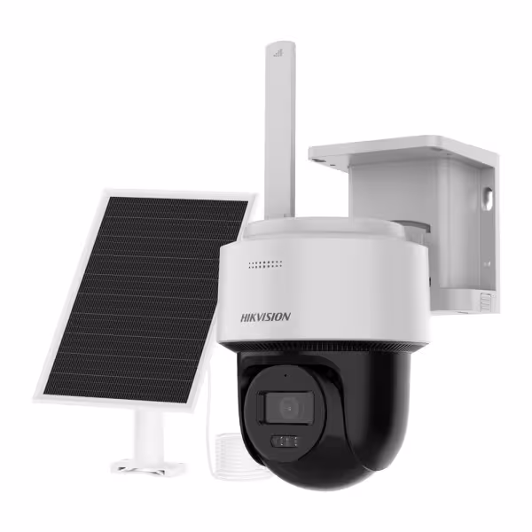 Comprar HIKVISION DS-2CFSP4/4G(2.8MM) Cámara PTZ IP 4G con panel solar VALUE - Resolución 4 Mpx (2560x1440) - Lente fija 2.8 mm 
