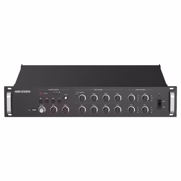 Acheter HIKVISION DS-QAZ1A1000G1-VB4 Amplificateur réseau - Fonctions de mixage de base - Amplificateur 100 V - Lecteur USB