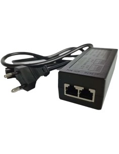 Comprar OEM INJ-POE-24W Inyector PoE Pasivo de alta eficiencia. - Compatibilidad con tecnología PoE Pasivo. - Dispone de 2 puert 2