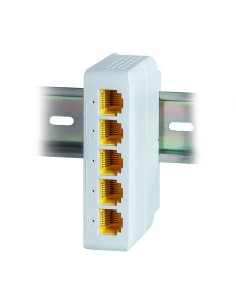 Acheter OEM POEXT-4GE-DIN Prolongateur POE sur rail DIN - Permet d’étendre la portée de l’alimentation POE - IEEE 802.3 af/at/bt 2