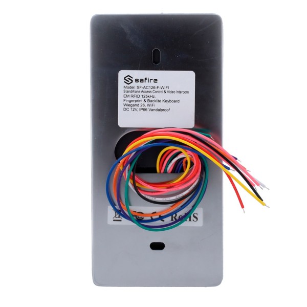 Acheter SIB SF-AC126-F-WIFI Contrôle d’accès autonome avec visiophone – Accès par empreinte digitale, carte EM, code PIN et appl