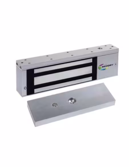 Comprar SEWOSY SEWOSY-6 Cerradura magnética o Electroimán puertas 500kg 12/24V DC LED IP42