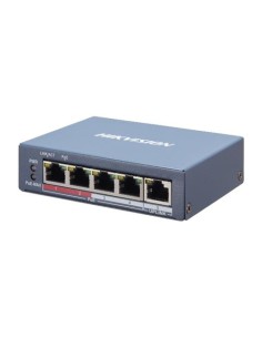 Acquistare HIKVISION BASIC DS-3E1105P-EI HIKBASIC. Switch PoE+ a 4 porte 100 Mbps (4 porte PoE+ esteso 250 m) + 1 uplink 100 Mbp