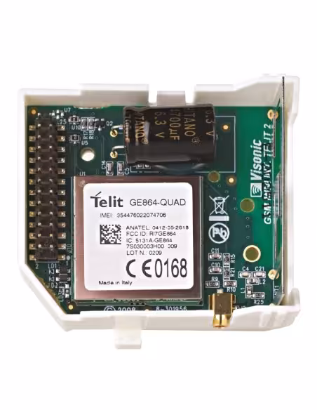 Acheter VISONIC GSM-350 9-101686 Module GPRS/GSM/SMS pour centrale PowerMax et PowerMaster. Antenne optionnelle Z-SP059-0