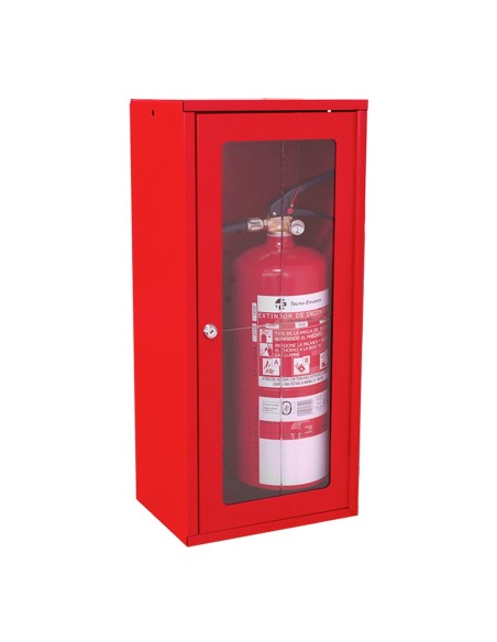 Kaufen SIEX M000277 Feuerlöscherschrank für 6-kg-Pulverlöscher mit lackierter Tür und Schloss